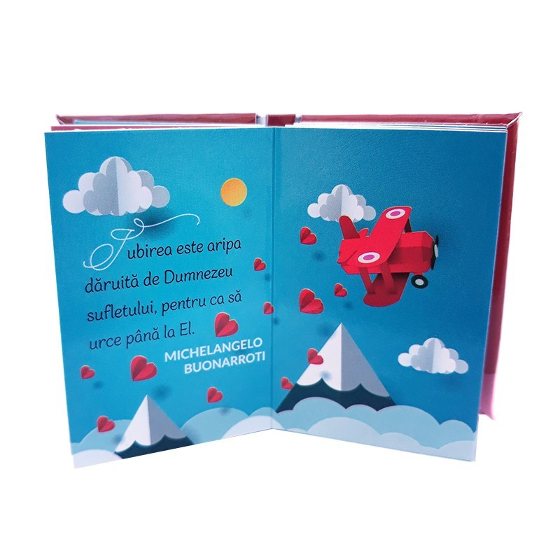 Magnet carte cu citate de dragoste din plastic 4x6 cm [5]