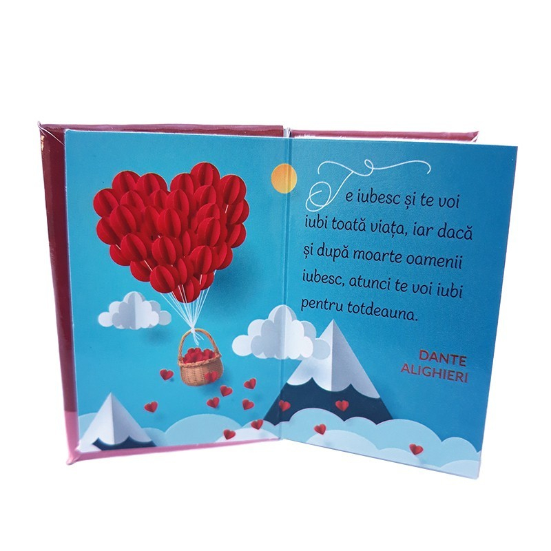 Magnet carte cu citate de dragoste din plastic 4x6 cm [3]