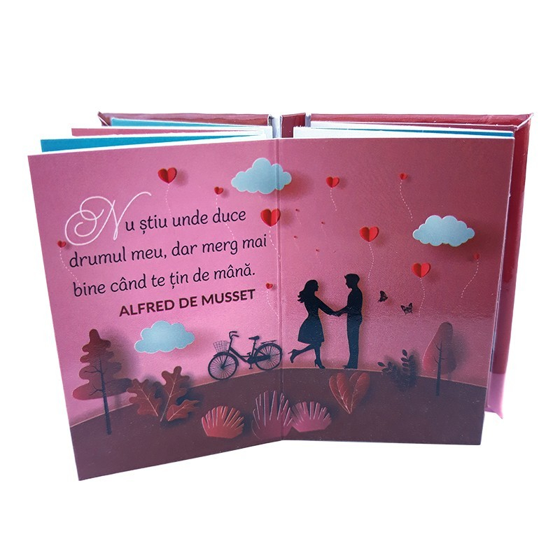 Magnet carte cu citate de dragoste din plastic 4x6 cm [6]