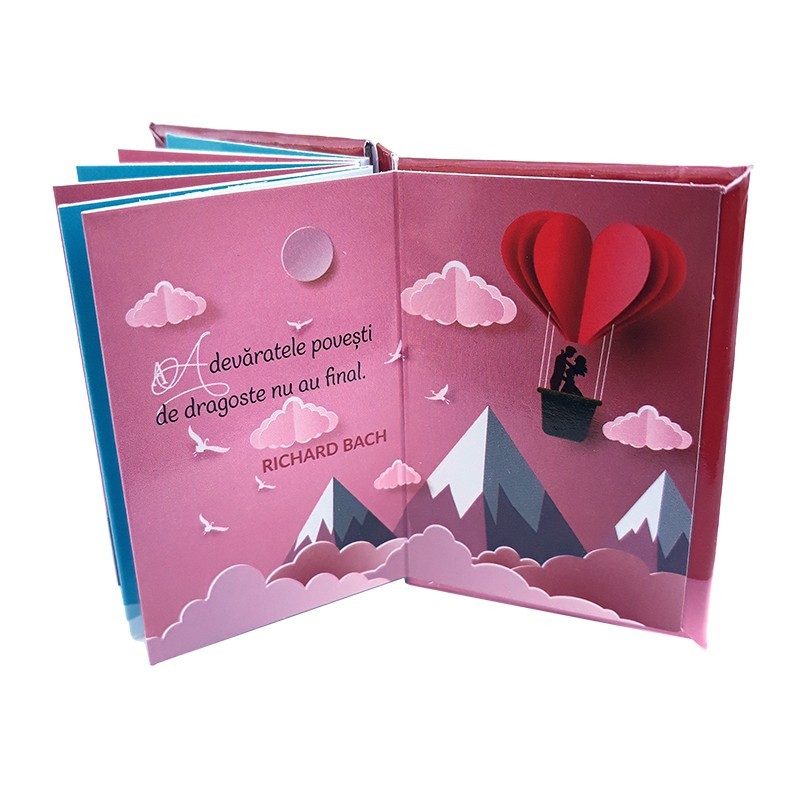 Magnet carte cu citate de dragoste din plastic 4x6 cm [8]