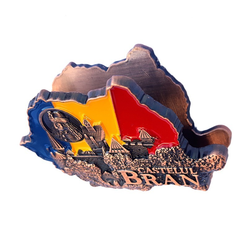 Magnet metalic tip cleste 7x4 cm Castelul Bran [4]
