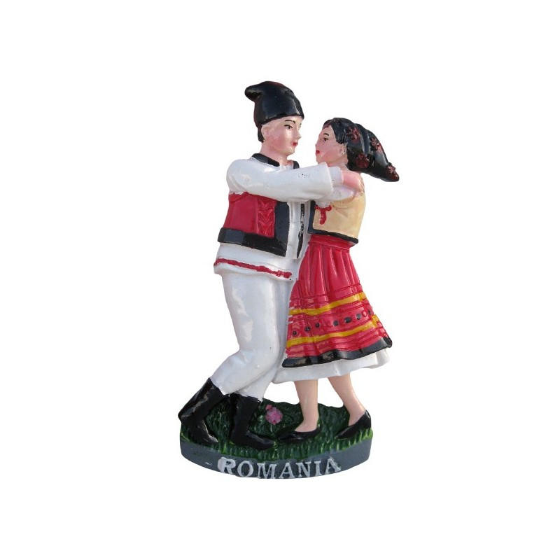 Magnet Romania model dansatori 10x5 cm [1]