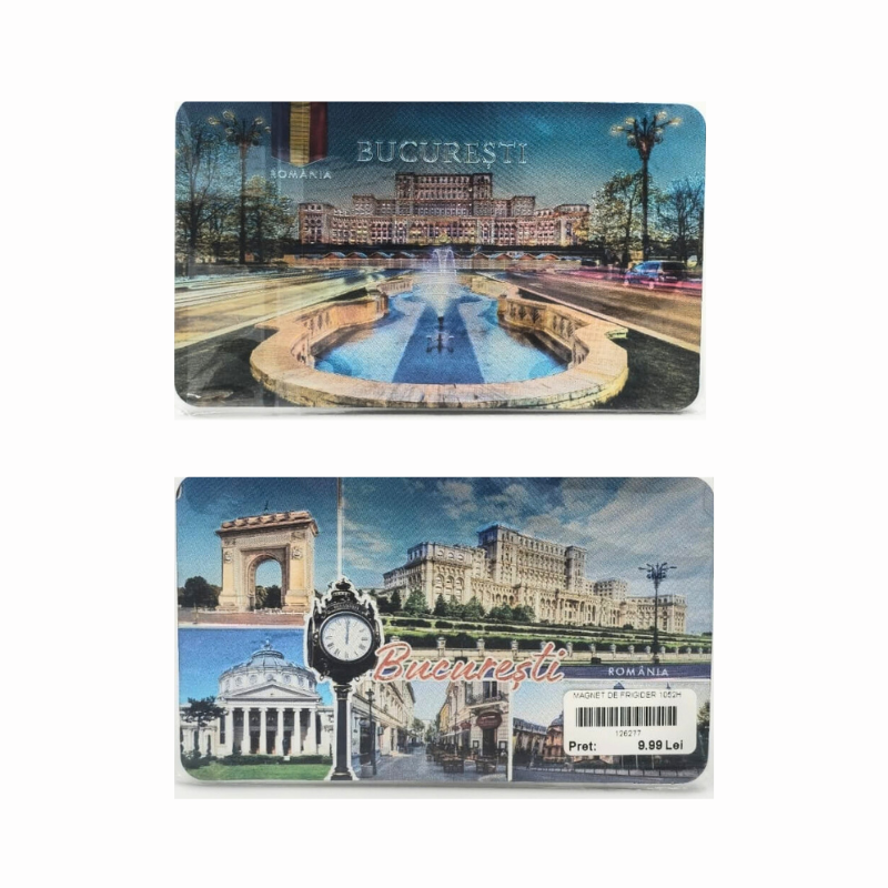 Magnet de frigider Bucuresti 15x7 cm modele diferite [3]
