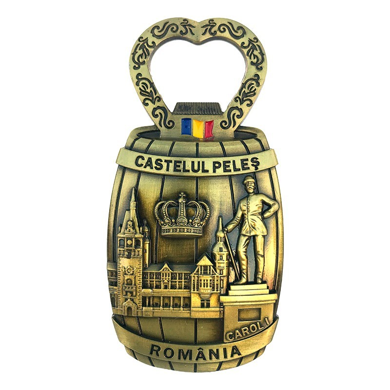 Magnet cu desfacator pentru sticle 5x10 cm Castelul Peles [1]