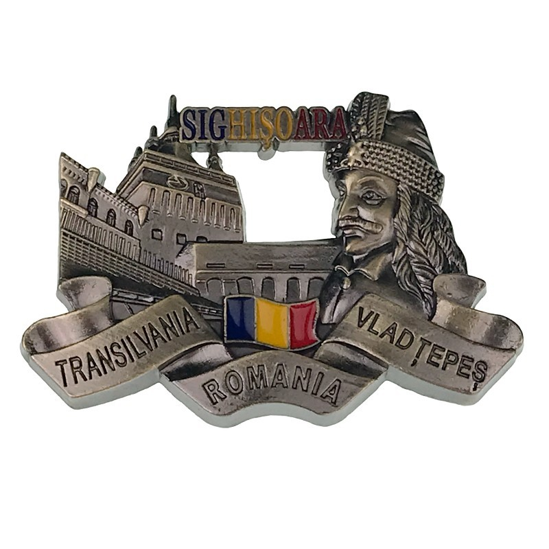 Magnet desfacator sticle Sighisoara Vlad Tepes Transilvania 8x5 cm culori diferite [3]