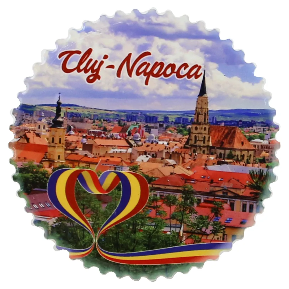 Magnet din ceramica 7 cm Cluj Napoca [1]