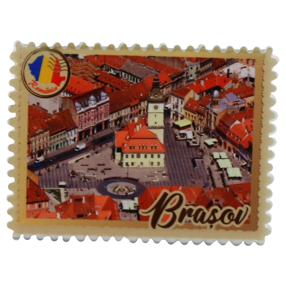 Magnet din ceramica 8x6 cm Brasov [1]