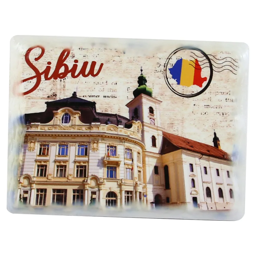 Magnet din ceramica 8x6 cm Sibiu [1]