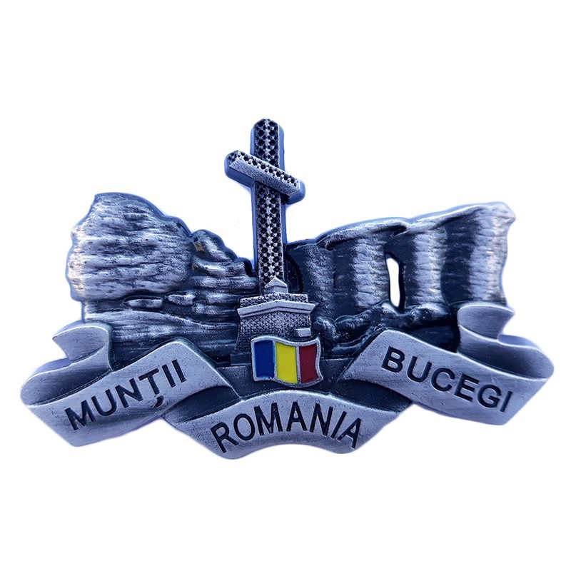 Magnet metalic 10x6 cm Muntii Bucegi [3]