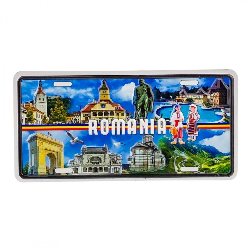 Magnet Romania 12x6 cm [2]