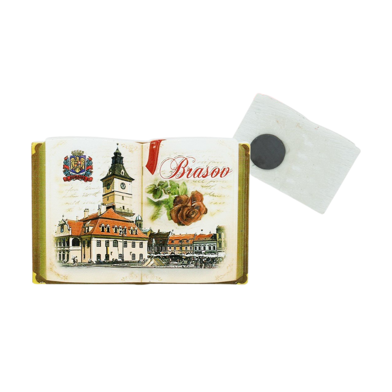 Magnet frigider Brasov Romania 8x5.5 cm [1]