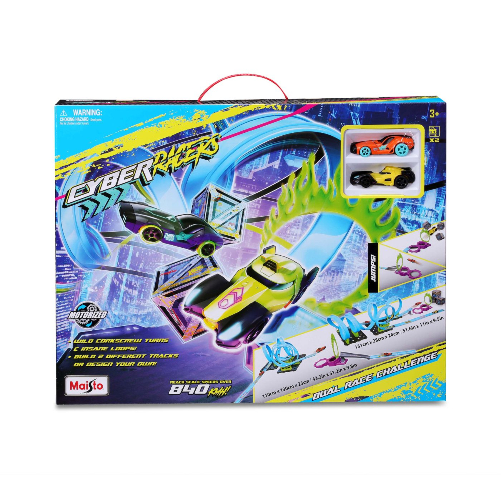 MAISTO CYBER RACERS CIRCUIT CURSA DUBLA [1]