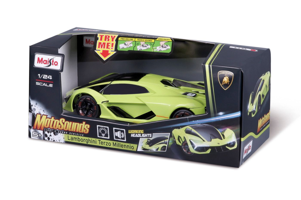 MAISTO MASINUTA CU SUNETE SI LUMINI LAMBORGHINI TERZO MILLENNIO SCARA 1 LA 24 [1]