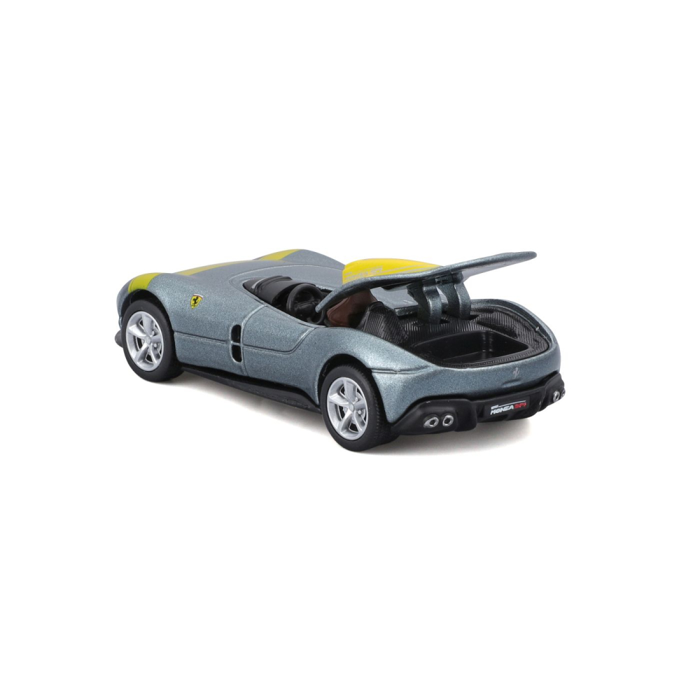 MAISTO MASINUTA METALICA SPEED ICONS FERRARI MONZA SP1 ARGINTIU SCARA 1 LA 64 [4]