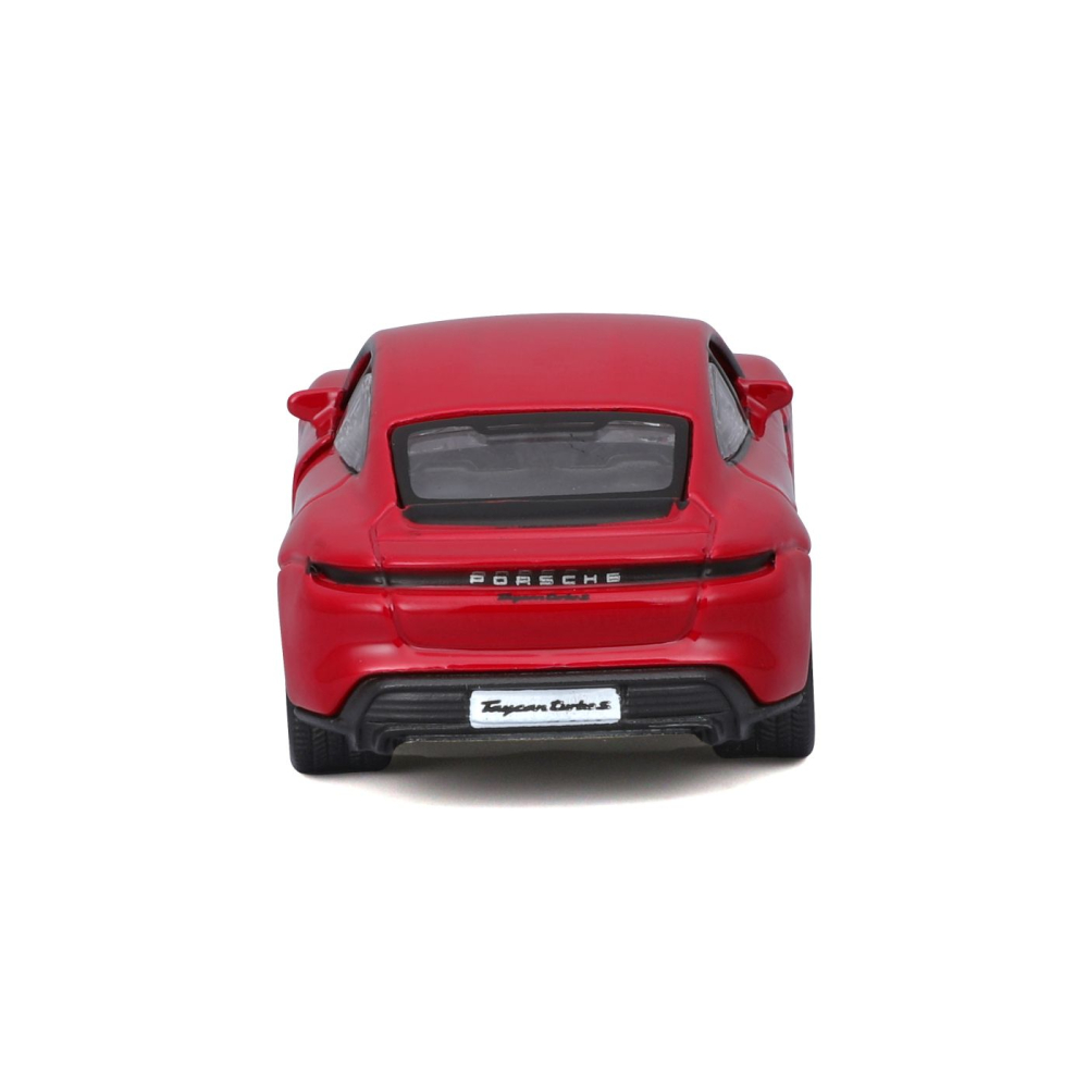 MAISTO MASINUTA METALICA SPEED ICONS PORSCHE TAYCAN TURBO S ROSU SCARA 1 LA 64 [5]