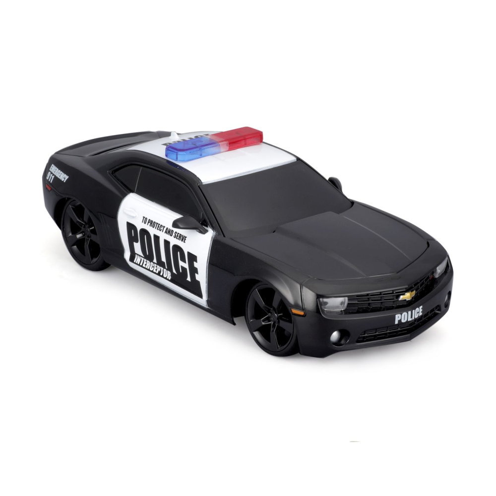 MAISTO MOTOSOUNDS MASINUTA CHEVROLET CAMARO SS 2010 DE POLITIE CU SUNETE SI LUMINI SCARA 1 LA 24 [5]