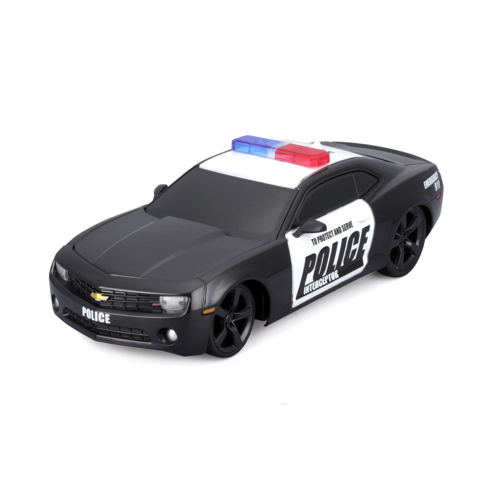 MAISTO MOTOSOUNDS MASINUTA CHEVROLET CAMARO SS 2010 DE POLITIE CU SUNETE SI LUMINI SCARA 1 LA 24 [4]