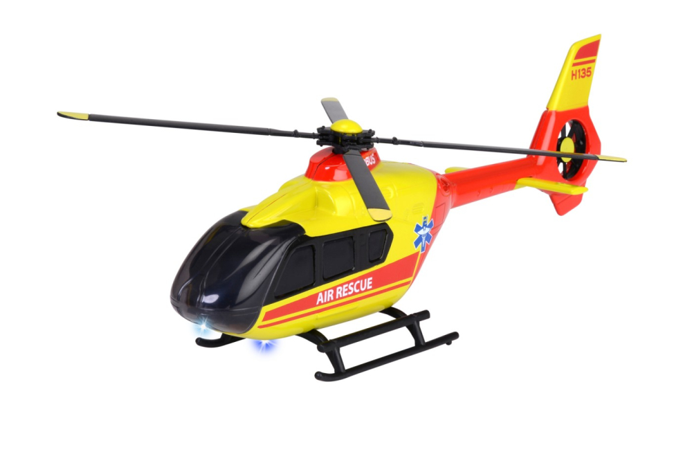 MAJORETTE ELICOPTER DE SALVARE AIRBUS H135 CU SUNETE SI LUMINI [2]