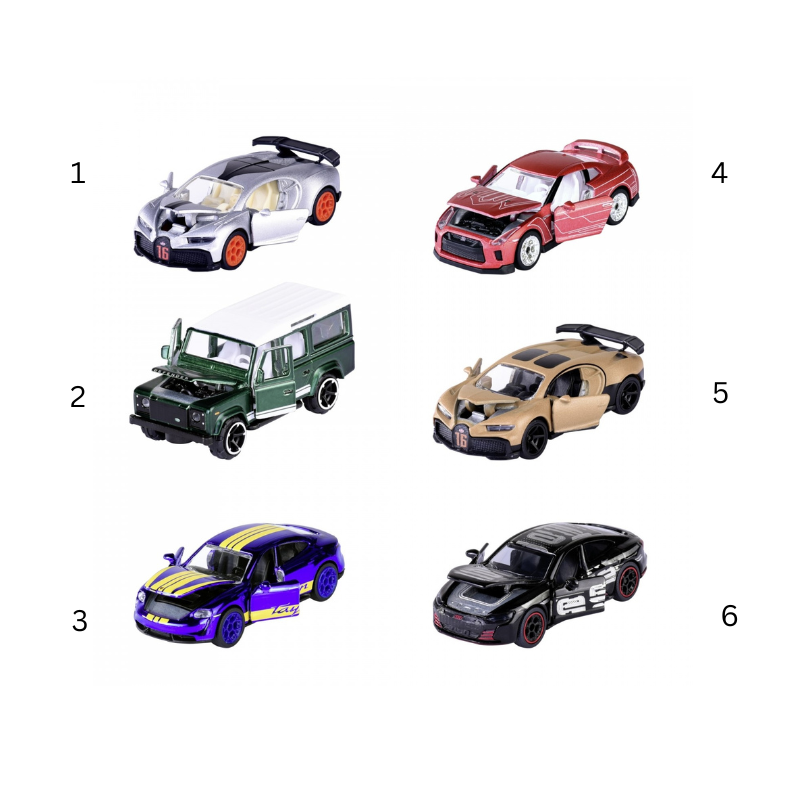 Masinuta metalica Majorette Deluxe Cars 7.5 x 4 cm modele diferite [3]