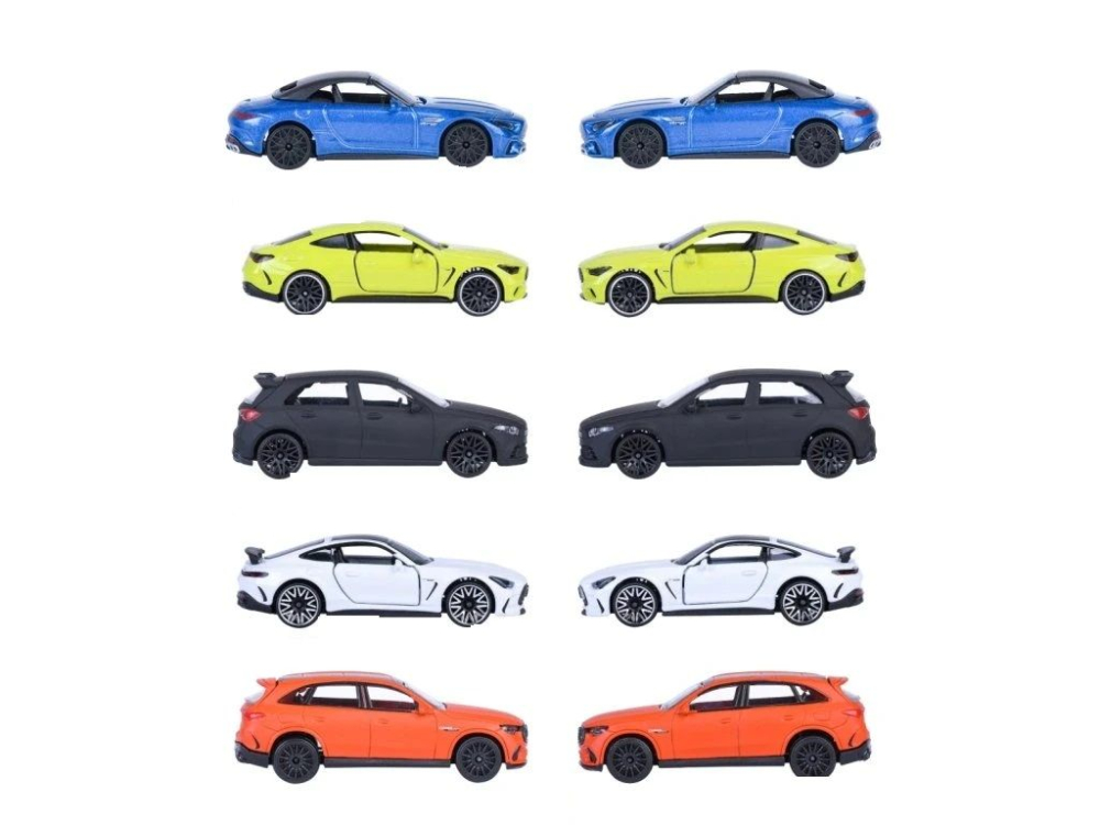 MAJORETTE SET 5 MASINUTE METALICE MERCEDES AMG 7.5CM [4]