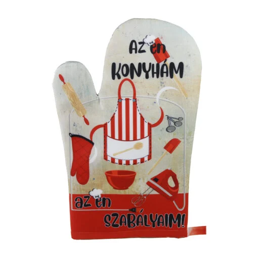Manusa bucatarie textil Az en konyham az en szabalyaim 27 cm [1]