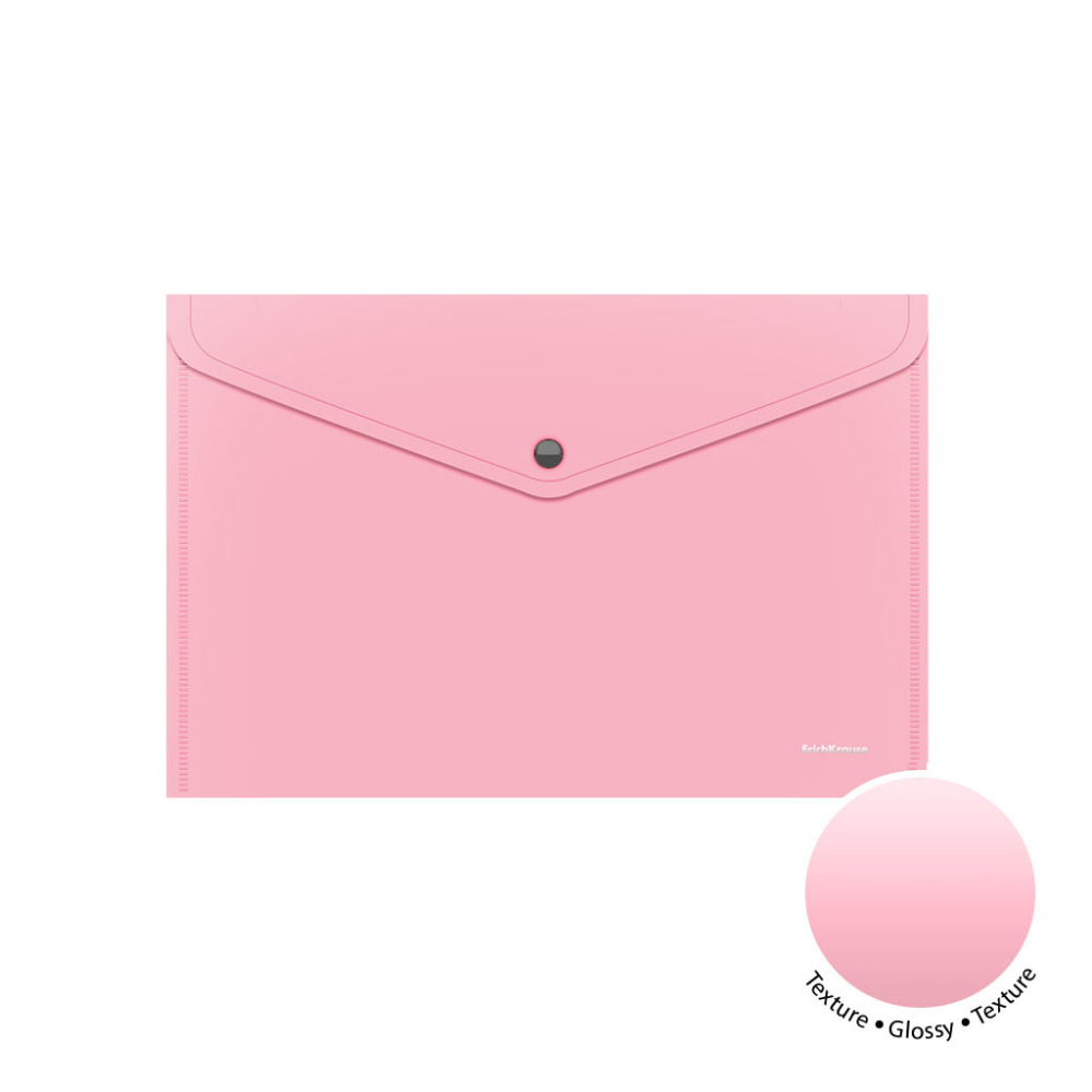 Mapa A4 ErichKrause Glossy Pastel 180 microni diverse culori [2]