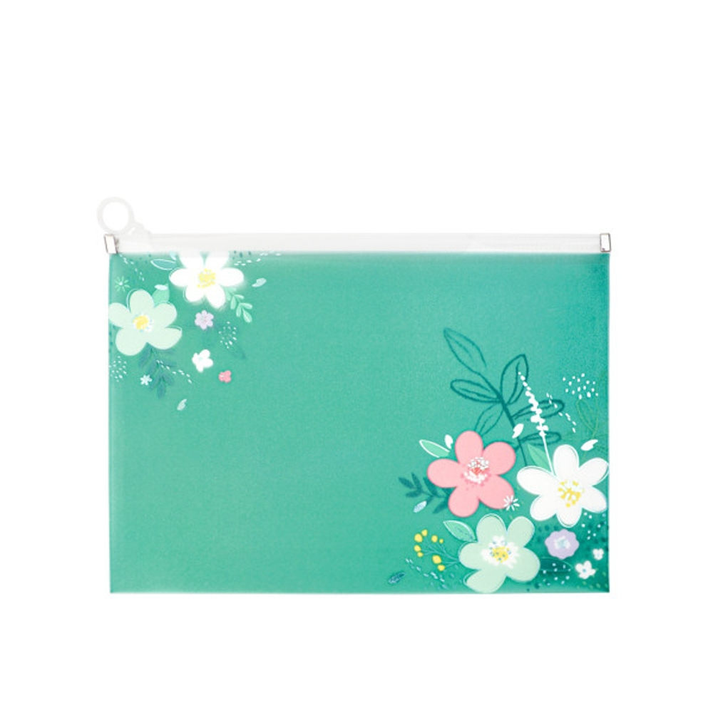 Mapa A4 inchidere zip model floral Offishop [3]