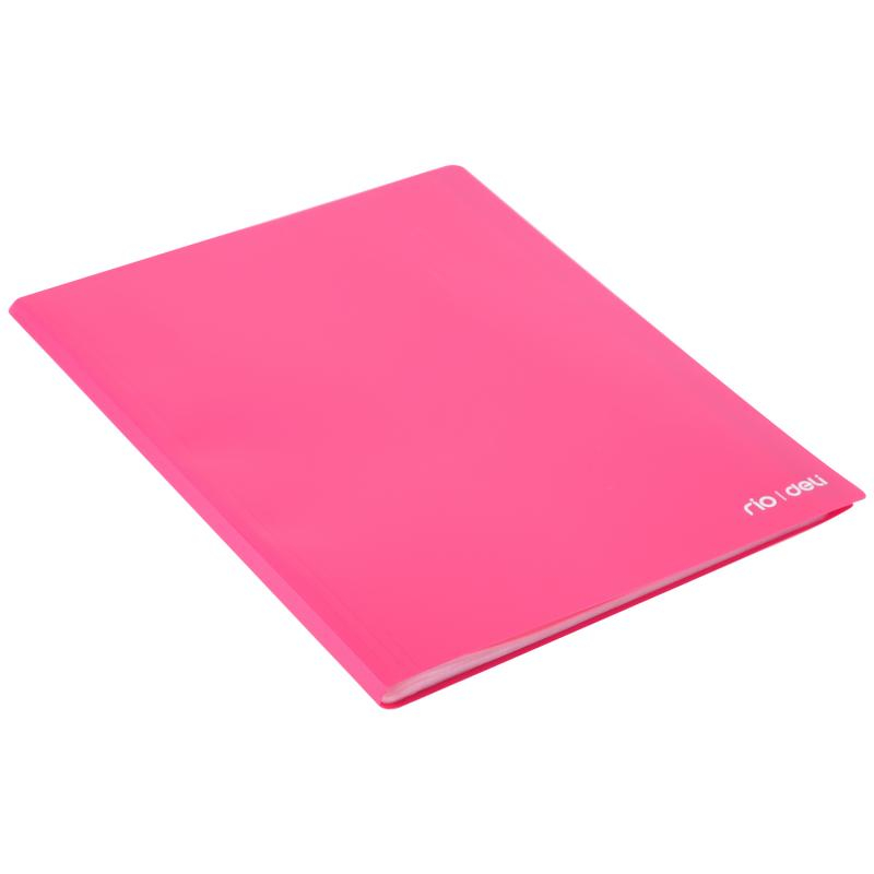 Mapa prezentare A4 40 folii coperta flexibila culori neon Deli [4]