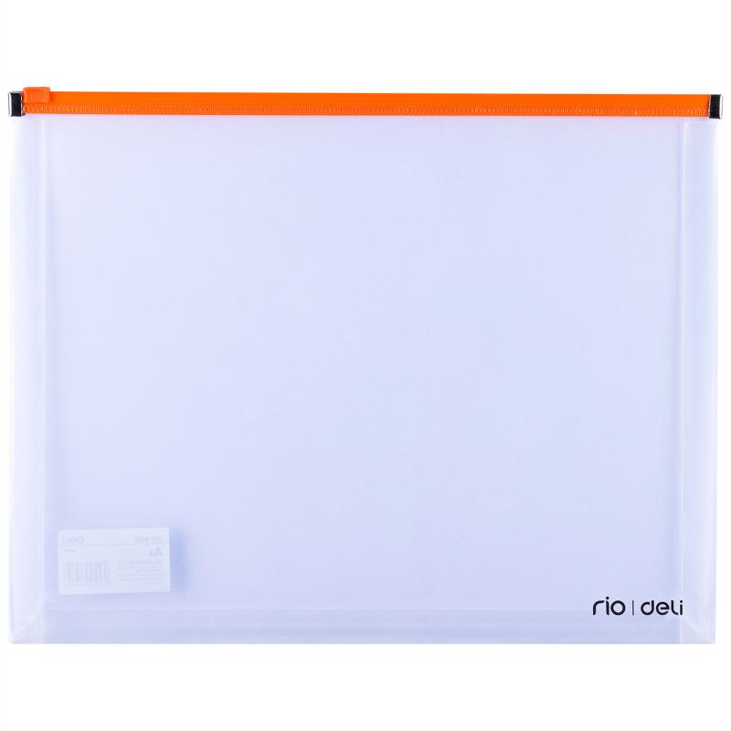 Mapa protectie A4 Zip cu burduf Deli [4]