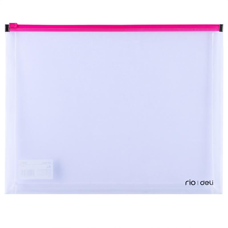 Mapa protectie A4 Zip cu burduf Deli [2]