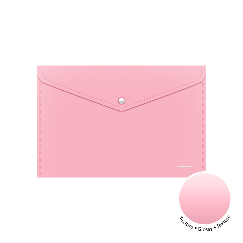 Mapa A4 ErichKrause Glossy Pastel 180 microni diverse culori [2]