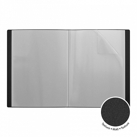 Mapa de prezentare ErichKrause Matt Classic 10 buzunare A4 negru [3]