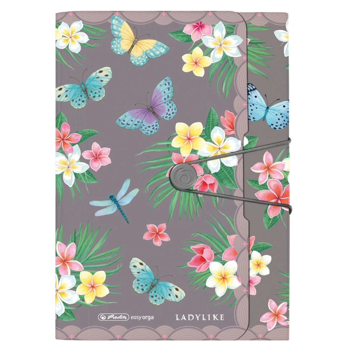 Mapa extensibila EOTG A4 12 compartimente Ladylike Butterflies Herlitz [2]