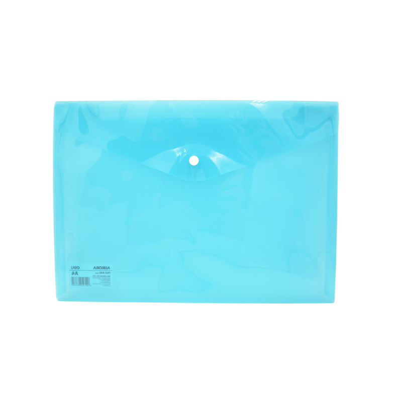 Mapa plastic cu buton A4 turcoaz Deli [1]