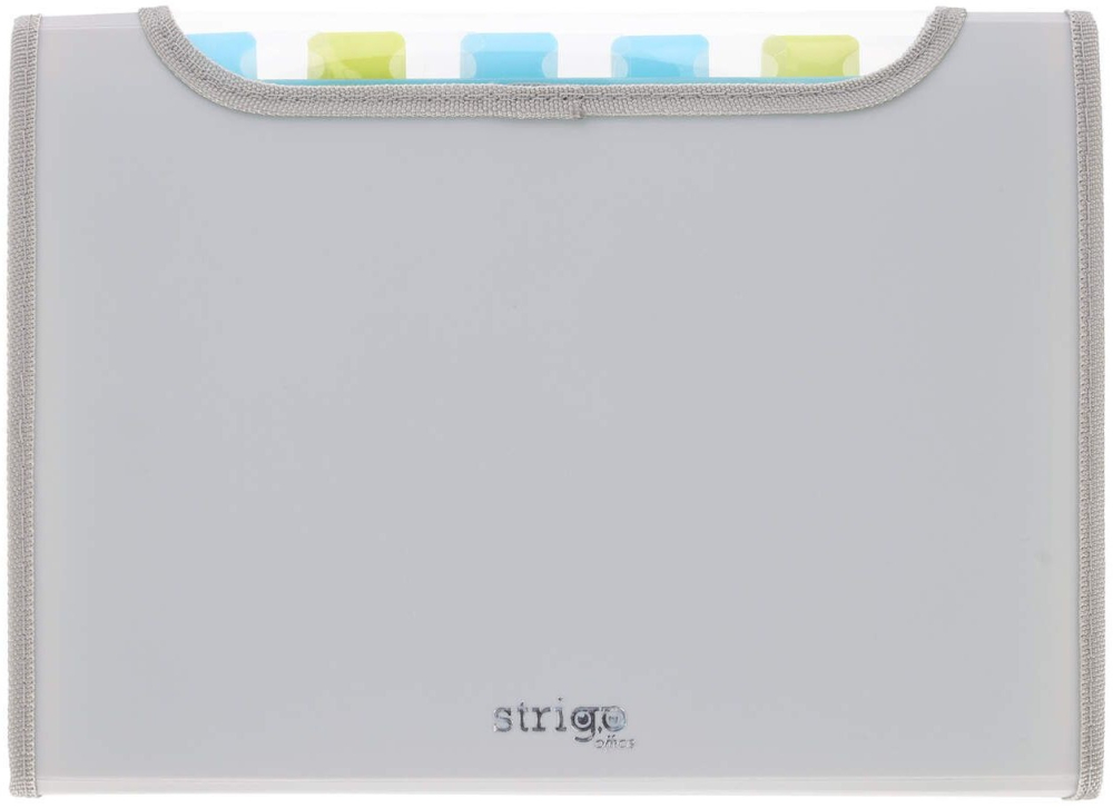 Mapa Strigo plastic extensibil A4 12 compartimente gri [2]