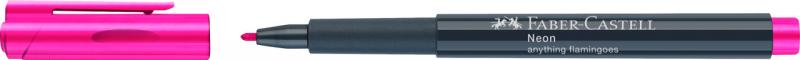Marker creativ Faber-Castell roz neon 1.5 mm [5]