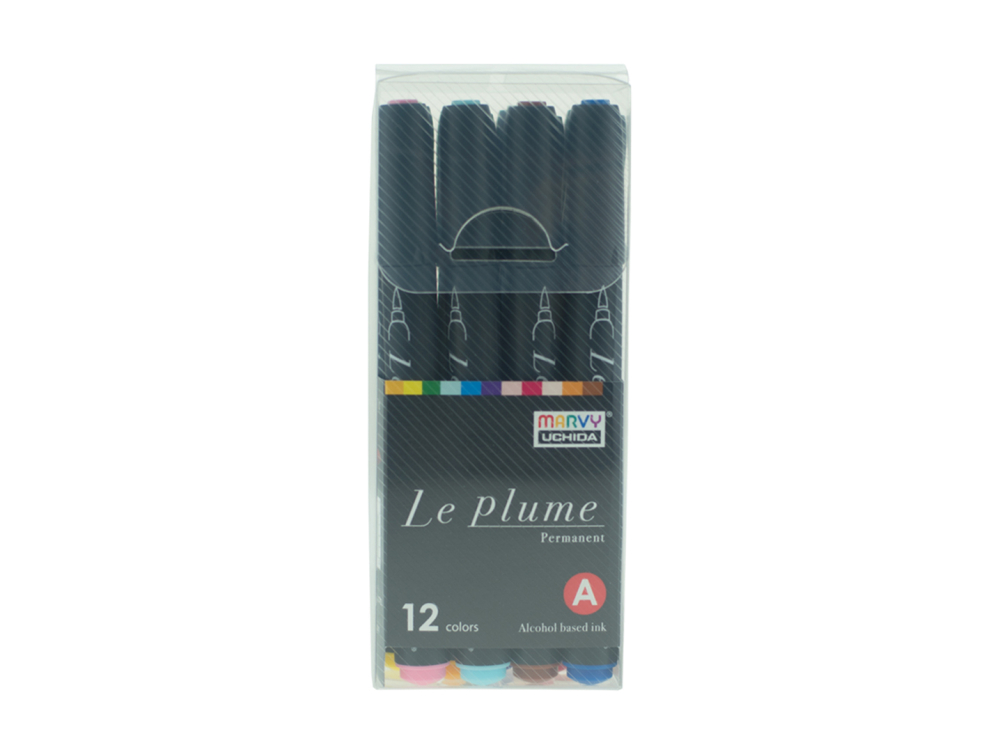 Set 12 markere grafice Le Plume MARVY pe baza de alcool [2]