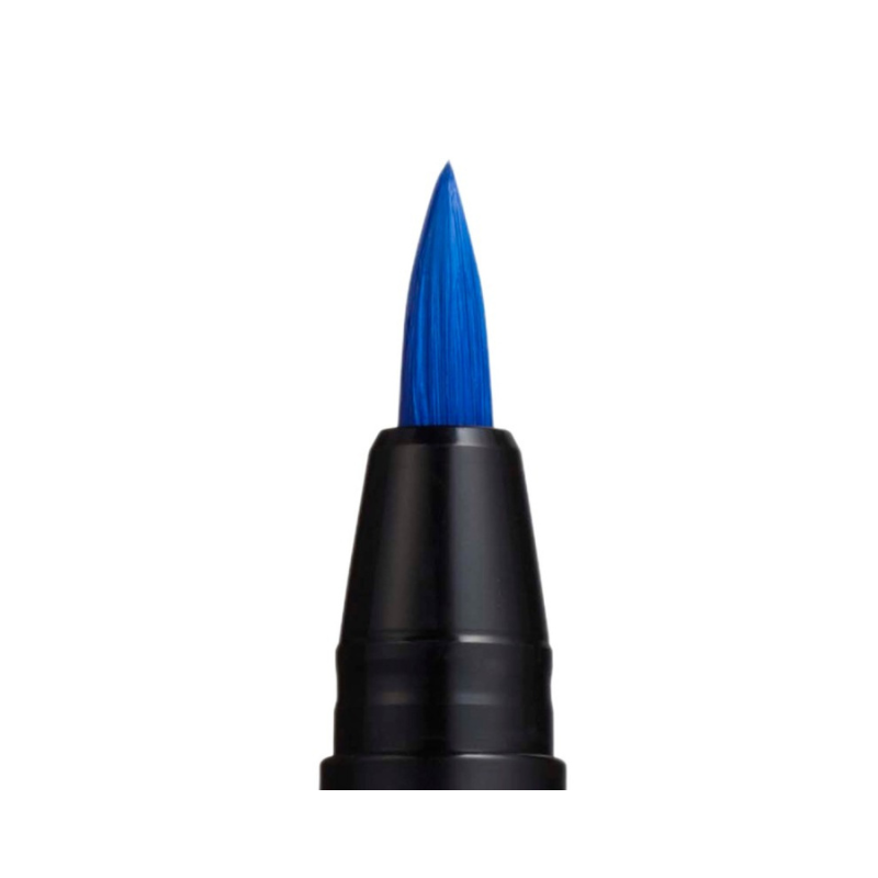 Marker pensula uni posca brush pcf-350 albastru [3]