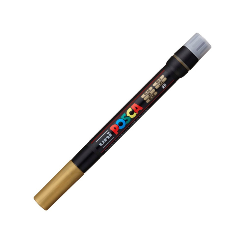 Marker pensula Uni Posca brush pcf-350 auriu [2]