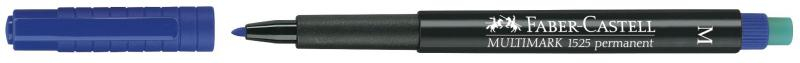 Marker permanent albastru 1.0mm M Multimark Faber-Castell [3]
