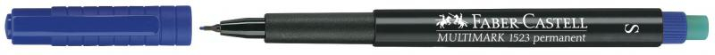 Marker permanent albastru 0.4mm S Multimark Faber-Castell [3]
