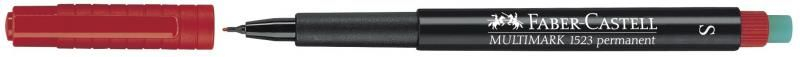 Marker permanent rosu 0.4mm S Multimark Faber-Castell [3]
