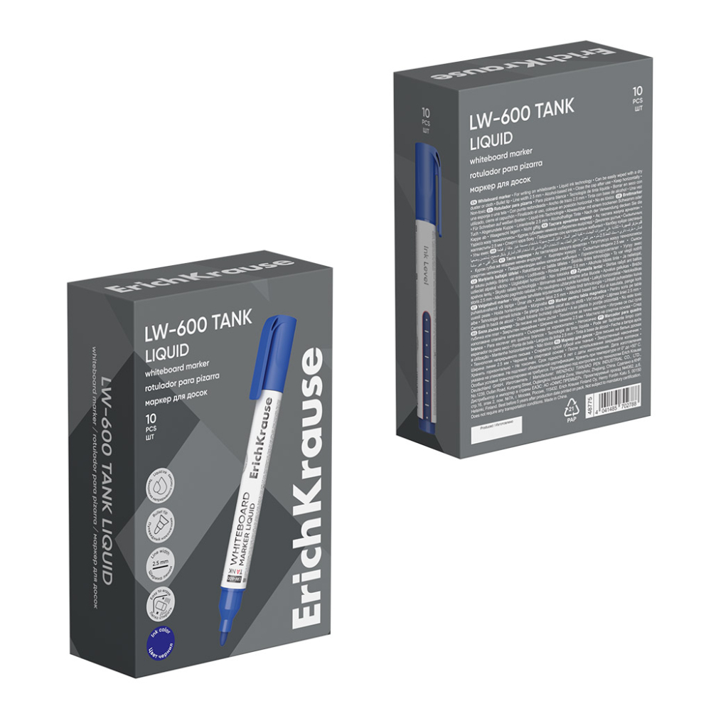 Marker tabla alba cerneala lichida albast.Lw-600 erich 48775 [4]
