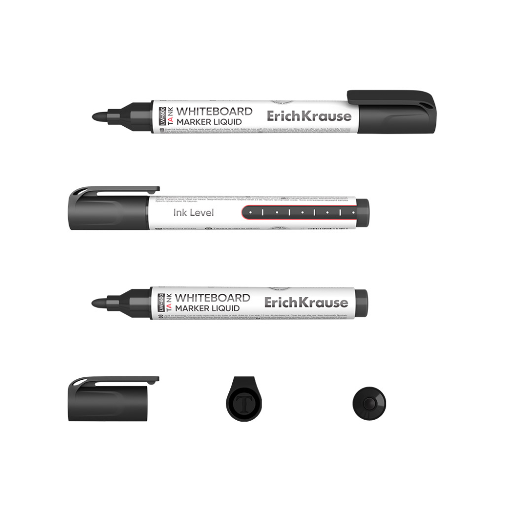 Marker tabla alba cerneala lichida neagra lw-600 erich 48774 [2]