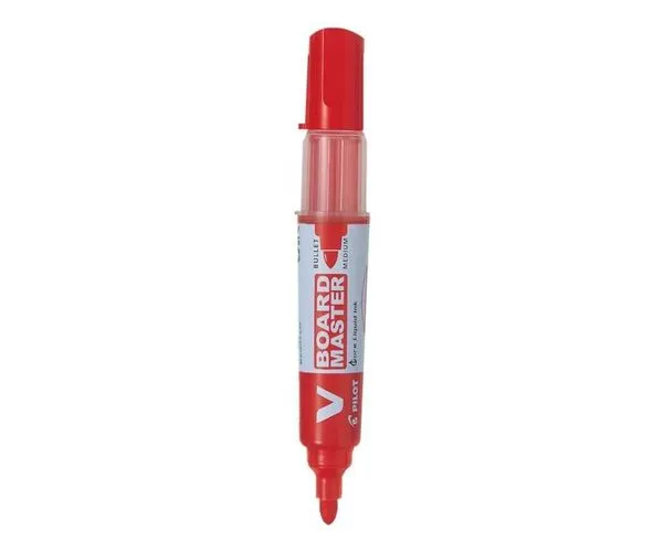 Marker pentru tabla Pilot Vboard Master varf rotund 2.3 mm rosu [2]