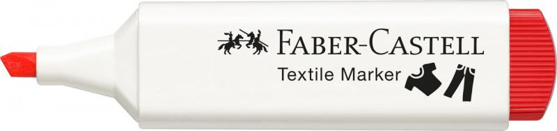 Marker textil rosu 1-5 mm Faber-Castell [2]