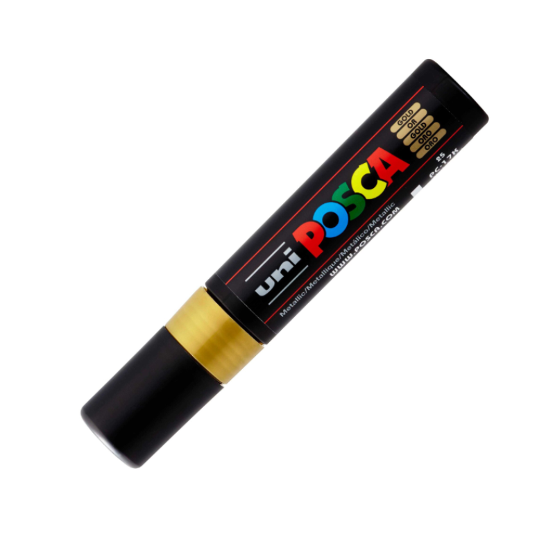 Marker Uni pc-17k Posca 15mm varf tesit auriu [2]