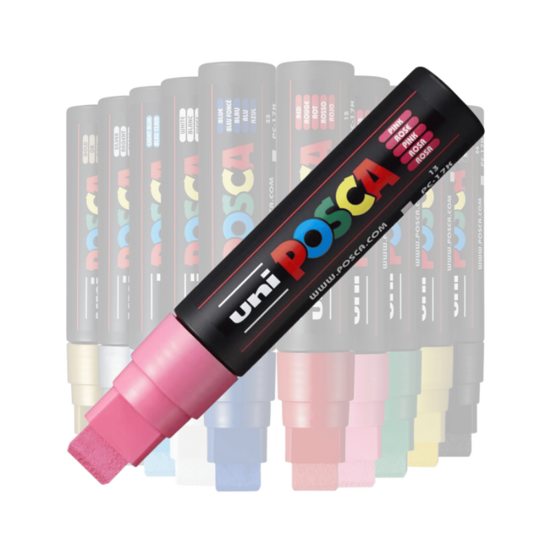 Marker Uni pc-17k Posca 15mm varf tesit roz [2]