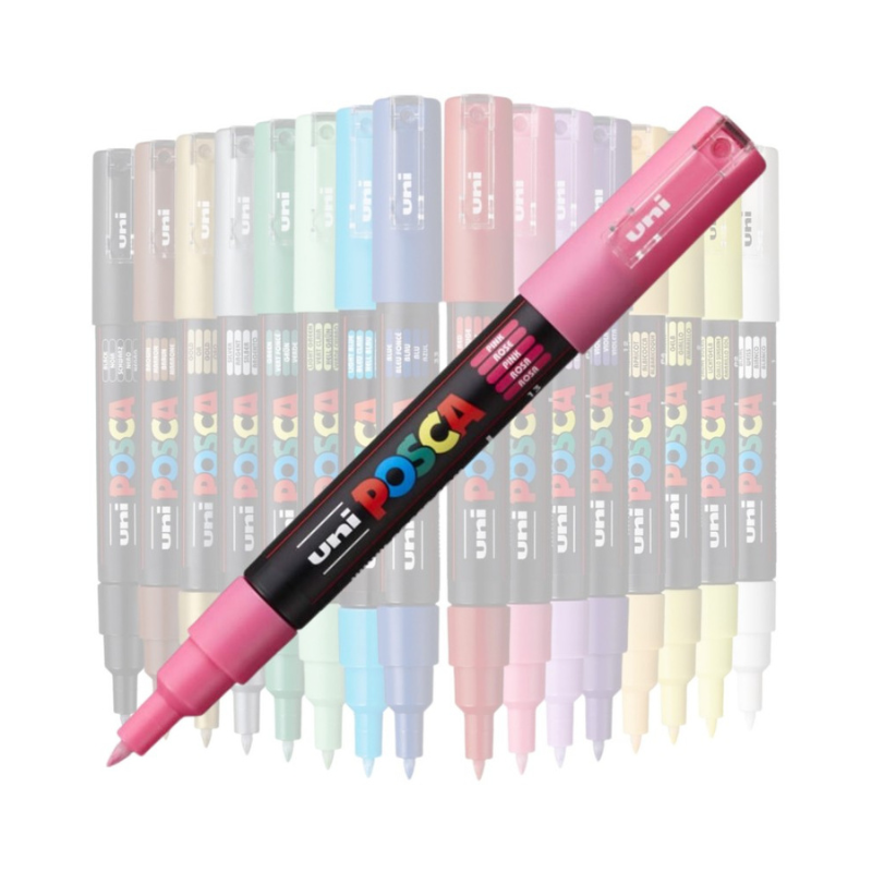 Marker Uni pc-1m Posca 0.7 mm roz corai [2]