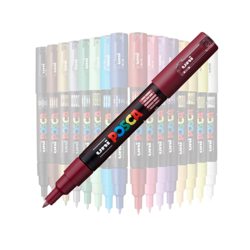 Marker Uni Posca 0.7mm grena [3]